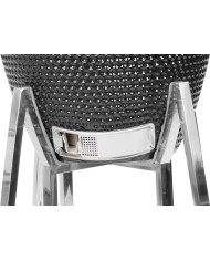 Gril Strend Pro Kamado Egg 21", priemer 46,7 cm, gril výška 91 cm, čierny, 130x73x122 cm
