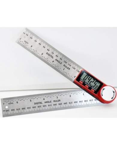 Pravítko Strend Pro, digitálne, uhlové 200 mm, nerezové, INOX, uholník