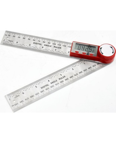 Pravítko Strend Pro, digitálne, uhlové 200 mm, nerezové, INOX, uholník