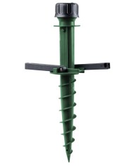 Stojan na plážový slnečník Strend Pro OD-50265, skrutka do zeme, držiak, 22-34 mm
