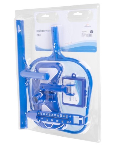 Sada na údržbu bazéna Strend Pro Pool, 5-dielna štartovacia sada, kefa, testery, vysávacia hlavica, teplomer