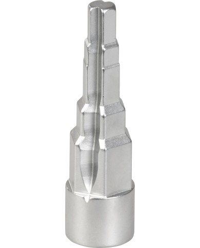 Kľúč Strend Pro Premium UNI-RA1 stupňovitý na radiátorové skrutky 10-12-13-16-20 mm, uchytenie na 1/2" račňu