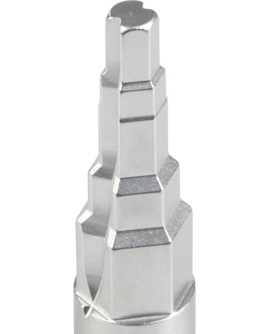 Kľúč Strend Pro Premium UNI-RA1 stupňovitý na radiátorové skrutky 10-12-13-16-20 mm, uchytenie na 1/2" račňu