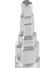 Kľúč Strend Pro Premium UNI-RA1 stupňovitý na radiátorové skrutky 10-12-13-16-20 mm, uchytenie na 1/2" račňu