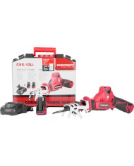 Píla Worcraft CSS-12Li, 12V, 2x 2.0Ah Li-Ion, chvostová, vyvetvovacia