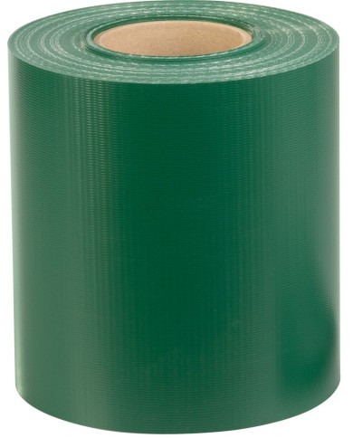 Páska Strend Pro EUROSTANDARD, 190 mm, L-26 m, tieniaca, zelená, krycia, na plotové panely, 1050 g/m2, PVC, RAL6005