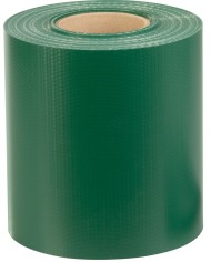 Páska Strend Pro EUROSTANDARD, 190 mm, L-26 m, tieniaca, zelená, krycia, na plotové panely, 1050 g/m2, PVC, RAL6005