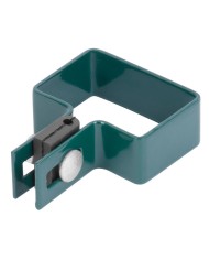 Objímka Strend Pro EUROSTANDARD, 60x40 mm, koncová, zelená, Zn+PVC, RAL6005, na hranatý stĺpik