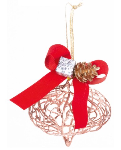Ozdoba MagicHome Vianoce, medená, 10x15 cm