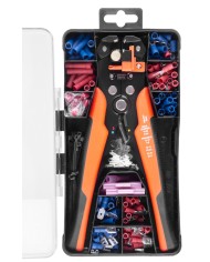 Kliešte Strend Pro AWS 338, odblankovacie + sada 230 ks koncoviek