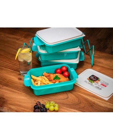 Obedár MagicHome CS336, 4 dielny, 4x 1000 ml, PP/PE, 24,3x14,6x29,5 cm