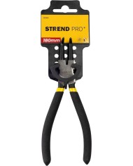 Kliešte Strend Pro P0182B 180 mm, na hriadeľ a poistné krúžky, ohnuté