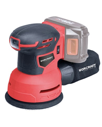 Brúska Worcraft CRS-S20Li ShareSYS, 125mm, excentrická, 20V Li-ion