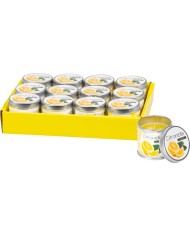 Sviečka Citronella, repelentná, plechová dóza, 50 g, 55x55 mm