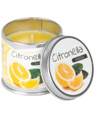 Sviečka Citronella, repelentná, plechová dóza, 50 g, 55x55 mm