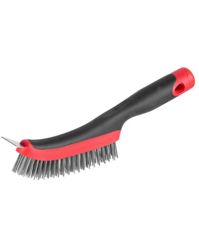 Kefa Strend Pro ComfortGrip CG687, 4 radová, oceľová, so škrabkou