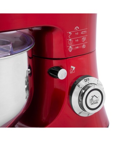 Kuchynský robot MagicHome, Lenotre, 1000W, 230V, 3v1, červeno-čierny