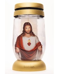 Kahanec Bolsius S12 3D Ježis, 22 cm, na hrob, s náplňou 36 h