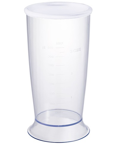Nádoba na mixovanie MagicHome, 800 ml, s vekom, pre mixér Bonito, biela