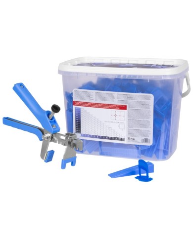 Sada nivelačná Strend Pro, L, 100x 2 mm medzerník, 100x klinok + kliešte