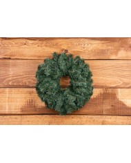 Veniec MagicHome Vianoce, prírodný, 45 cm, 70 vetiev, STANDARD