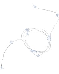 Reťaz MagicHome Vianoce Twisted Stars 180S, 180x micro star LED studená biela, jednoduché svietenie, 230V, 50 Hz, IP44, exteriér