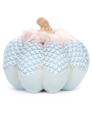 Dekorácia MagicHome Vianoce, Tekvička, modrá, 29x24 cm