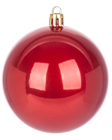 Gule MagicHome Vianoce, 6 ks, červené, na vianočný stromček, 8 cm