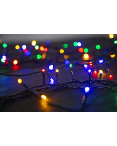 Reťaz MagicHome Vianoce Errai, 320 LED multicolor, 8 funkcií, 230 V, 50Hz, IP44, exteriér, napájací kábel 3 m, osvetlenie, L-11 