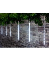 Reťaz MagicHome Vianoce Icicle, 240 LED studená biela, 8 cencúľov, vodopádový efekt, 230 V, 50 Hz, IP44, exteriér, osvetlenie, L