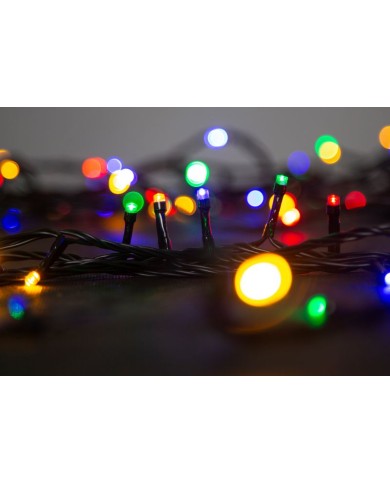 Reťaz MagicHome Vianoce MULTI CONNECT Star line, 120 LED multicolor, jednoduché svietenie, 230 V, 50 Hz, IP44, bez zdroja, exter