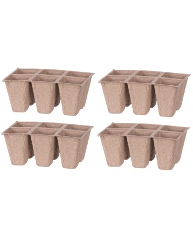 Sadbovač Strend Pro Herrison P1108, papierový, 6 priesad, bal. 4 ks