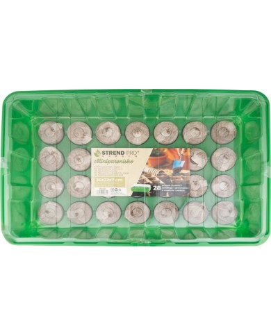 Miniparenisko Strend Pro Herrison MG-029, s 28 kokosovými peletami, 36x22x7 cm