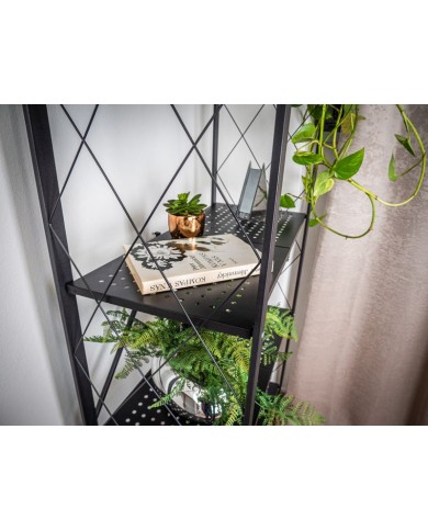 Regál Racks RAW5T, kovový, 5 police, 1630x720x340 mm, max. 50 kg/polica, prenosný, na kolieskach