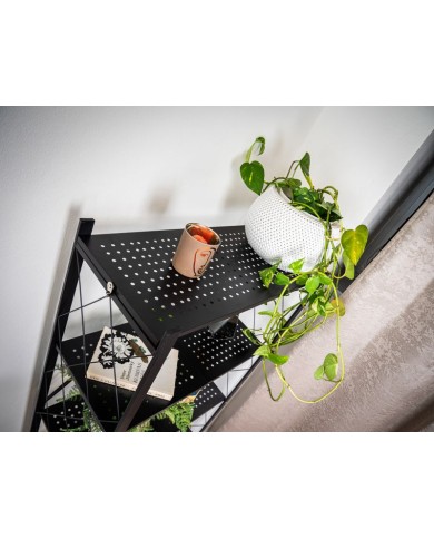 Regál Racks RAW5T, kovový, 5 police, 1630x720x340 mm, max. 50 kg/polica, prenosný, na kolieskach