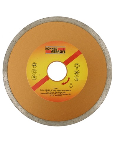 Kotúč KONNER D71001 230 mm, Full, diamantový, plný