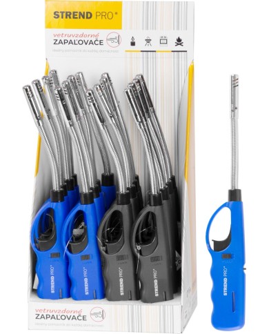 Zapaľovač Strend Pro FLEXI Windproof, vetru odolný