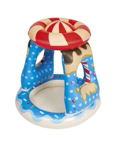 Bazénik Bestway® 52270, Candyville, detský, nafukovací, so strieškou, 91x91x89 cm