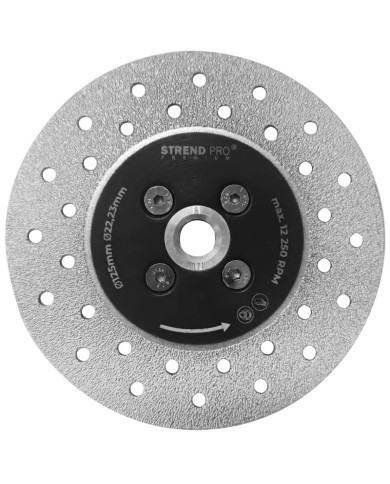 Kotúč Strend Pro Premium, 125 mm, M14, diamantový, rezný a brúsny, obojstranný