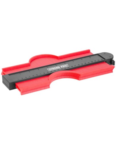 Šablóna na obkreslenie tvarov Strend Pro DG681, 250x130 mm, s uzamknutím vzoru a magnetom