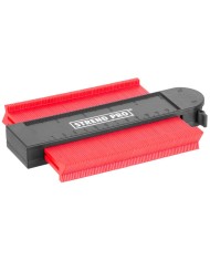 Šablóna na obkreslenie tvarov Strend Pro DG681, 125x130 mm, s uzamknutím vzoru a magnetom