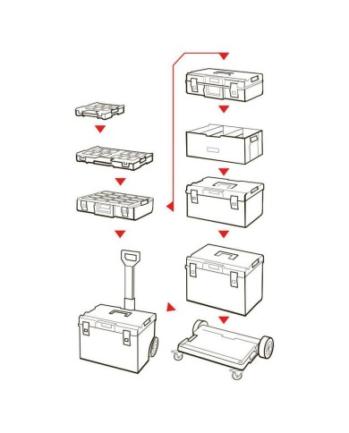 Box QBRICK® System ONE 350 Vario, na náradie