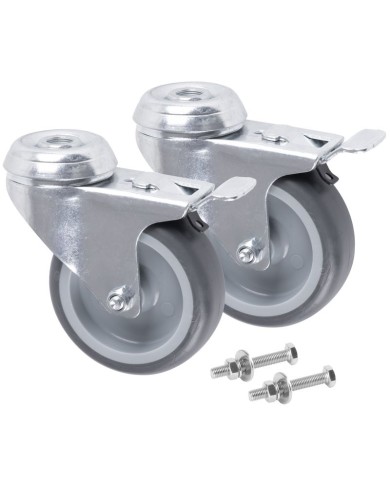 Kolieska s brzdou pre boxy QBRICK®