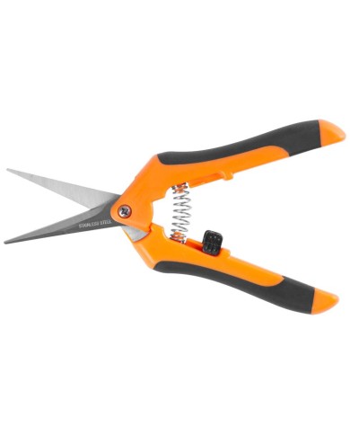 Nožnice Strend Pro, ručné, záhradné, na kvety, rastliny a konáre, oranžové