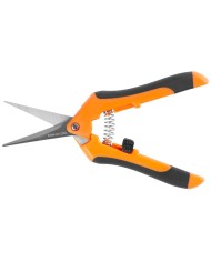 Nožnice Strend Pro, ručné, záhradné, na kvety, rastliny a konáre, oranžové