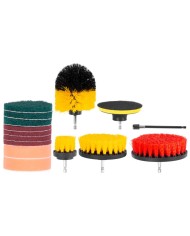 Kefy Strend Pro, kefa čistiaca, na vŕtačku, 14-dielna sada čistiacich kief