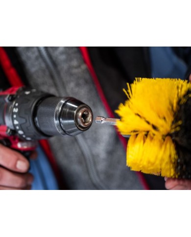 Kefy Strend Pro, kefa čistiaca, na vŕtačku, 14-dielna sada čistiacich kief