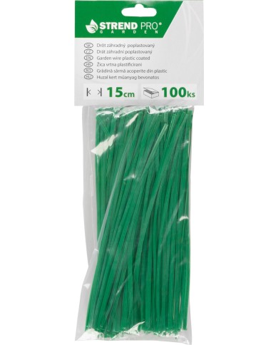 Drôt GardenTwist PVC 0,4x3 mm, L-150 mm, viazací, bal. 100 ks