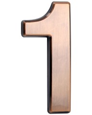 Číslo MagicHome "1" domové, s lepiacou páskou, bronzové, popisné, 45x100 mm, ABS