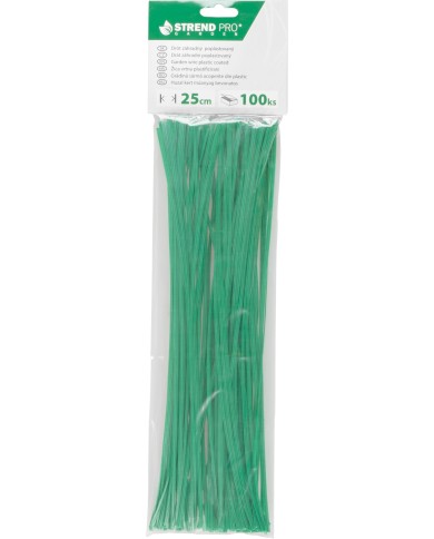 Drôt GardenTwist PVC 0,4x3 mm, L-250 mm, viazací, bal. 100 ks